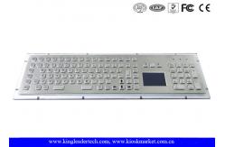 China IP65 Rugged Kiosk Metal Industrial Keyboard With Touchpad Function Keys And Number Keypad supplier