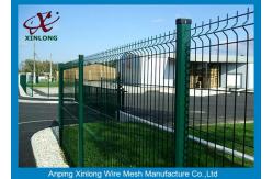 China PVC Dipped Coating With RAL7016 Welded Wire Mesh Fence For Science Zone supplier