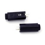 Cylindrical Vertical 5x20mm PCB Fuse Holder Block 10A 250VAC With Terminal Pitch 10mm