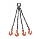 China 8T1.5M-4 Chains G80 Hook 4 Legs 10Mm Lashing Link Welded Chain Slings for Heavy Loads for sale