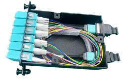China Patch Panel LC Connector MPO MTP Cassettes With ODF Rack Mount supplier