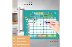 China Dry Erase Childrens Magnetic Reward Chart A3 Custom Size supplier