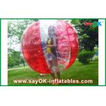 Giant Inflatable Football PVC/TPU Soccer Colors Inflatable Bumper Ball Bubble Body Ball For Football Playing for sale