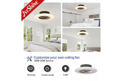 China Low Profile 24 Inch Bladeless LED Ceiling Fan For Kids Bedroom supplier