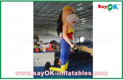 China 2m Height Inflatable Cartoon Characters Inflatable Bossy Cow With Built - In Blower supplier