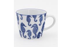 China Custom luxury blanks 9oz ceramic simple sublimation mug coffee cup for gifts supplier