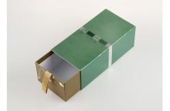 China Embossing / Hot Foil Stamping Cardbaord Gift Boxes With Ribbon Drawer Lid supplier
