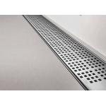 Stainless Galvanized Steel Grating Channels With Siphon Floor Drain / Plate Cover
