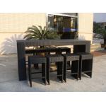 Outdoor Resin Wicker Bar Set for sale