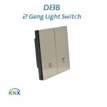 86mmx86mm Size UK Square Type KNX Smart Push Button Wall Switch for sale