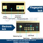 Biometric Safe Home Safe Box Under Desk Safe Home Safe With Key