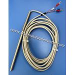 RTD Temperature Sensor PT100 Probe SS316 Sheath With Silicone Cable for sale