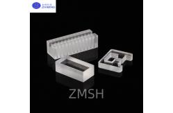 China Custom Shaped Fused Quartz Plates With Through Holes Optical supplier
