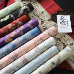 57*57cm Dunhuang Series Texture DIY Floral Flower Wrapping Paper for Unique Gift Wrapping for sale