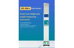 China Lcd Electronic Coin Operated Weight Scale Digital Height Printing supplier