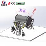 Customizable Rock And Roll Rotational Moulding Machine With Delta PLC Control System Get Professional Advisory Service for sale