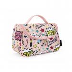 Portable Travel Oxford Waterproof Cosmetic Hanging Bag for sale