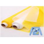 120T-34W Plain Weave Silk Screen Printing Wire Mesh Roll White/Yellow