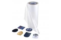 China Pes Polyester Roll Hot Melt Glue Adhesive Film Embroidered Badge supplier