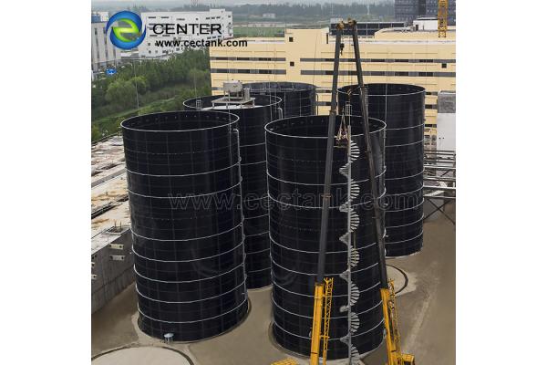 Glass Fused Liquid Storage Tanks For Municipal Industrial Waste Water Sludge Or Certain Processing