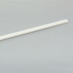 Wide Flexible H Channel Extrusion Profile White