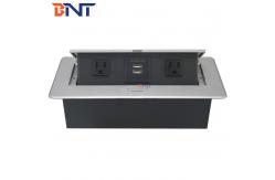 China Zinc Alloy Concealed Mounted Power Outlet Sockets supplier