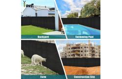 China 6ftx50ft Outdoor Mesh Privacy Screen Black Mesh For Backyard supplier