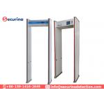 15W Security Gate Metal Detector Easy Operation LCD Screen With Passenger Counter