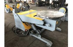 China 5T Hydraulic Elevating Welding Rotating Display Table With Remote Hand Control supplier