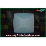 Square Hanging Inflatable LED Light Stylish Customized For Club for sale