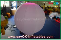 China Commercail Advertising Custom Inflatable Light Balloon With Ground Ball supplier