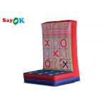 Fire Proof Inflatable Sports Games Large Double Blow Up Tic Tac Toe Game inflable carnival games for sale