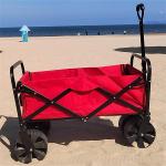 Roll Container All Terrain Wheel Camping Beach Collapsible Wagon Folding Cart