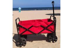 China Roll Container All Terrain Wheel Camping Beach Collapsible Wagon Folding Cart supplier