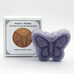 Butterfly Natural Konjac Sponge for sale