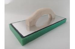 China Customized Support Carbon Steel Trowel Popular Foam Trowel with Wooden Handle supplier