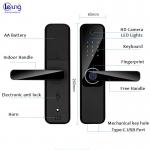 Camera Door Lock With Code And Fingerprint Waterproof Code Door Lock