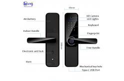 China Camera Door Lock With Code And Fingerprint Waterproof Code Door Lock supplier