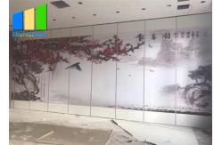 China Banquet Hall Screen Fireproof Sliding Movable Acoustic Partition Walls supplier