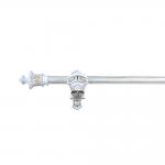 Retro Style Pipe Curtain Rods 28mm Resin Cup Shape