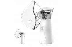 China Modern Design Silent Handheld Portable Nebulizer White With One Button Switch supplier