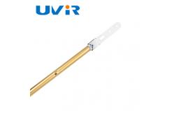China 2000W 400V IR Halogen Lamps Gold Coating Reflector With X Base supplier