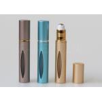 Essential Oil Refillable Roller ball Travel Perfume Atomiser Bottle 10 Ml With Glass Inner Vial for sale