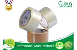 China Transparent Acrylic Adhesive BOPP Packing Tape Automated / Manual Sealing For Cartons supplier