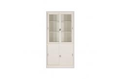 China KD Structure Glass Door Filing Cabinet KD Structure 50KG Weight supplier
