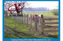 China High Securety Galvanized Field Fence For Cattle / Horse / Sheep Good Flexibility supplier