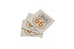 China Custom Woven Printed Garment Labels Cotton Woven Labels For Clothing Supplier supplier