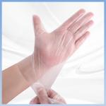 CE Transparent Cast Polyethylene Gloves 0.025mm-0.08mm CPE Hand Protection Gloves for sale