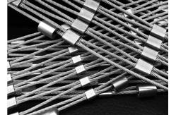 China 60x60mm SS316 Flexible Inox Wire Mesh For Net Fence supplier