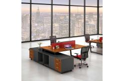 China Modular Open Area Workstation Wooden Cubicle Workstation Desk supplier